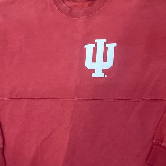 Vintage Indiana University Long Sleeve Crewneck Red Shirt Size Medium - Picture 2 of 8